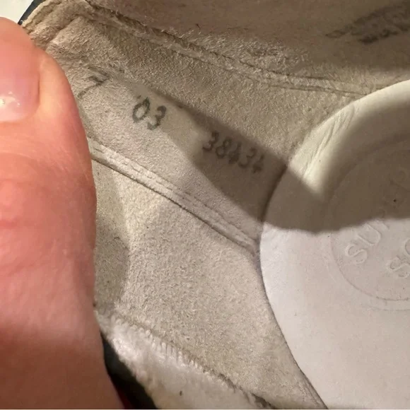 Paul Green Carly 2.0 Indigo Blue Nubuk Suede Sneakers Size 9.5 UK 7 EUC - Picture 4 of 9